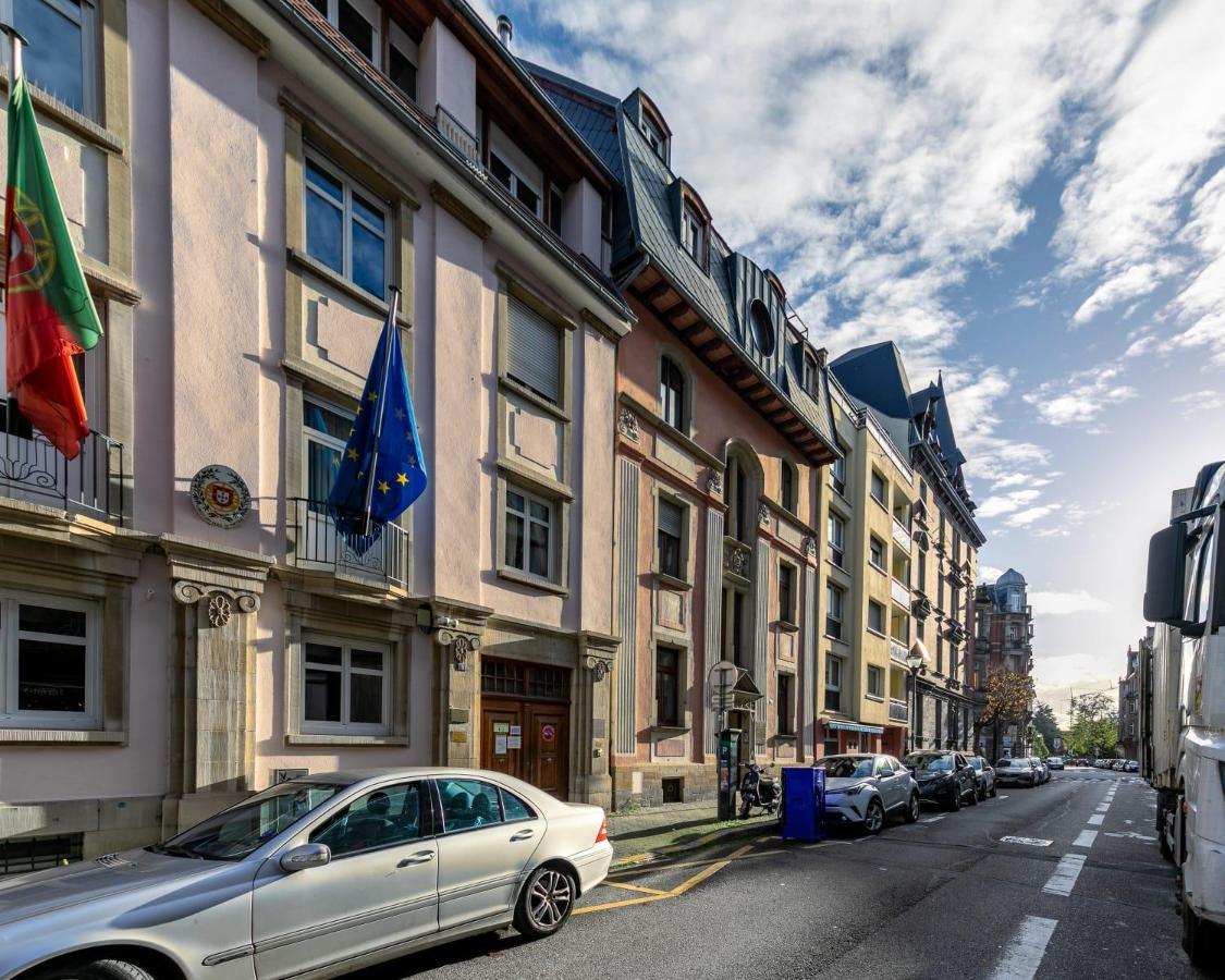Ferienwohnung Cozy Studio Strasbourg Centre Exterior foto
